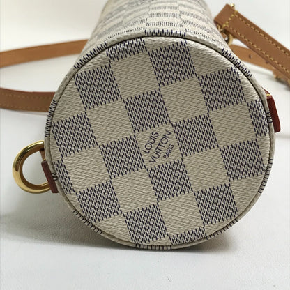 LOUIS VUITTON Other miscellaneous goods GI0373 Damier Azur Canvas white Shoulder Bag Cool bag, crossbody Porte Buteil bottle holder