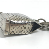 LOUIS VUITTON Bag charm M61949 metal Silver Portocle the Steamer Key ring unisex(Unisex) Used Authentic