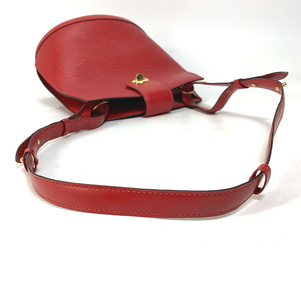 LOUIS VUITTON Shoulder Bag M52257 Epi Leather Red Epi Cluny Women Used Authentic