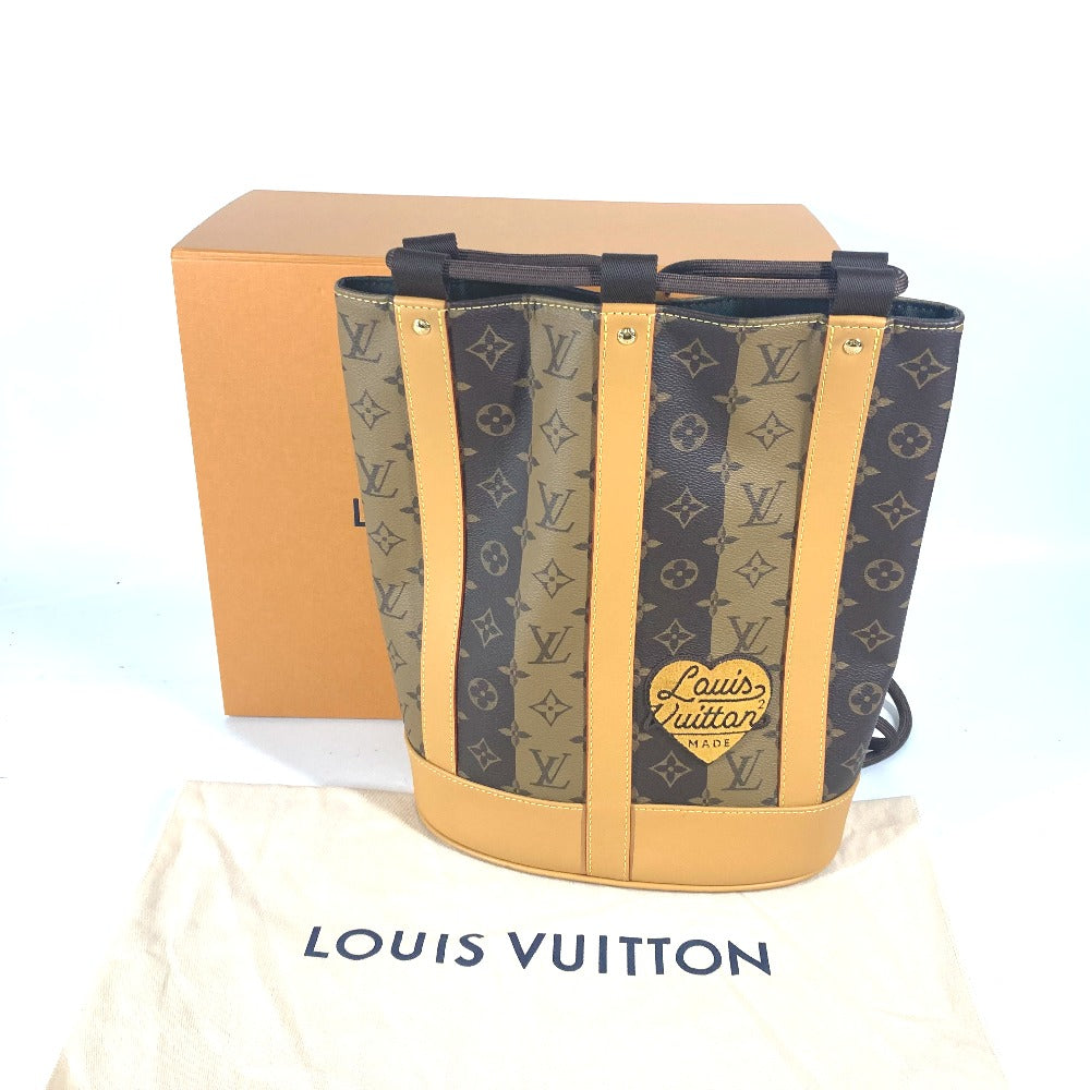 LOUIS VUITTON Shoulder Bag M45968 Monogram canvas beige Monogram NIGO collaboration Randonnee Messenger Stripe