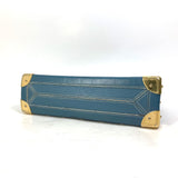 LOUIS VUITTON Shoulder Bag M91821 Suhari leather blue Suhari Tarantue Women Used Authentic