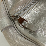 LOUIS VUITTON Shoulder Bag M95817 leather Silver Monogram Shimmer Comet fringe tassel Women Used Authentic