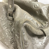 LOUIS VUITTON Shoulder Bag M95817 leather Silver Monogram Shimmer Comet fringe tassel Women Used Authentic