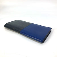 LOUIS VUITTON Long Wallet Purse M30713 Taiga Leather Navy Taiga V Portefeuille・Brother NM mens Used Authentic