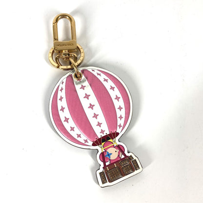 LOUIS VUITTON key ring M68654 leather pink Porto Cle Epi Vivienne Monogram Women Used Authentic