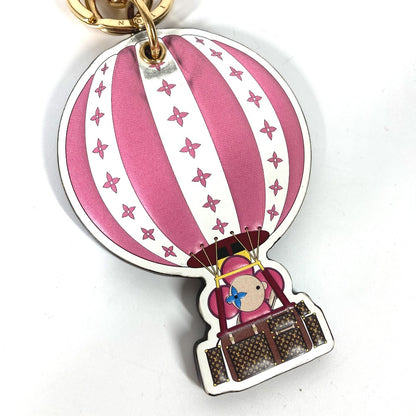 LOUIS VUITTON key ring M68654 leather pink Porto Cle Epi Vivienne Monogram Women Used Authentic