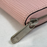 LOUIS VUITTON Coin case M63723 Epi Leather pink epi stories Zip around purse Women Used Authentic
