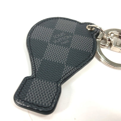 LOUIS VUITTON key ring 	M68668 leather Brown Damier Grafitte Porto Cres Ilustre Balloon mens Used Authentic