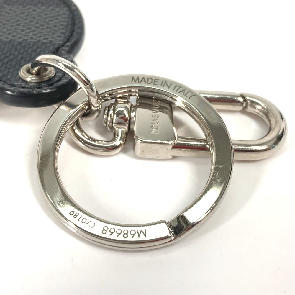 LOUIS VUITTON key ring 	M68668 leather Brown Damier Grafitte Porto Cres Ilustre Balloon mens Used Authentic