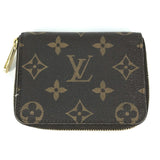 LOUIS VUITTON Coin case M68488 Monogram canvas Brown Monogram Vivienne Zip around purse Women Used Authentic