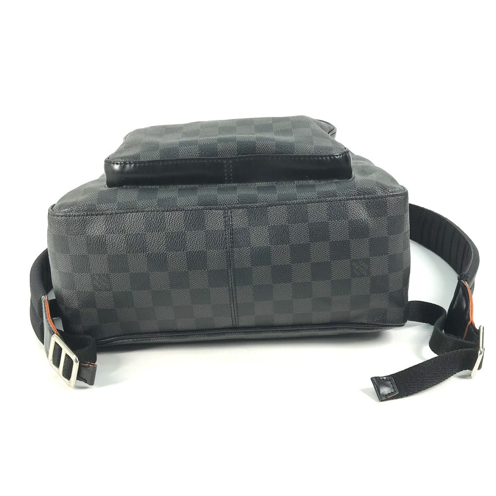 LOUIS VUITTON Backpack N42403 Damier Grafitto Canvas black Damier Grafitte Josh mens Used Authentic