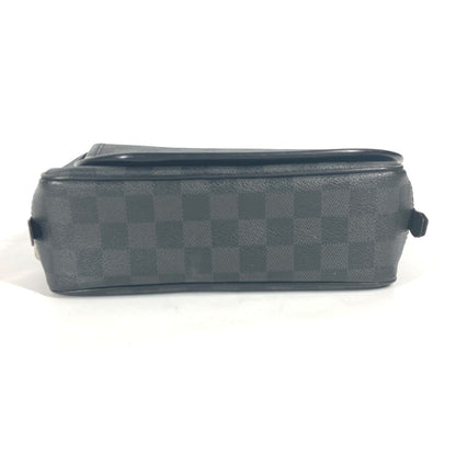 LOUIS VUITTON Pouch N41419  Damier Grafitto Canvas black Damier Grafitte Truth Suspendable mens Used Authentic