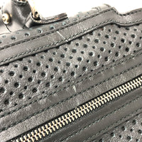 Salvatore Ferragamo Handbag Tote Bag Gancini punching leather black Women Used Authentic