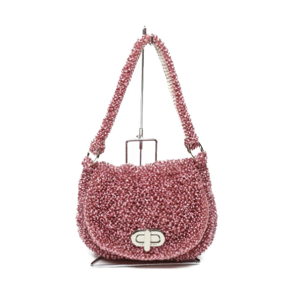 ANTEPRIMA Handbag Wire bag Shoulder ANTEPRIMA pink Women Used Authentic