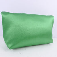 BURBERRY Clutch bag Pouch PIN CLUTCH Rayon, Silk 4075558 Green Women Used Authentic