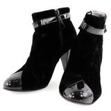 CHANEL boots black Women Used Authentic