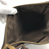 LOUIS VUITTON Shoulder Bag N51111 Damier canvas Brown Damier Pochette Bosphore Women Used Authentic