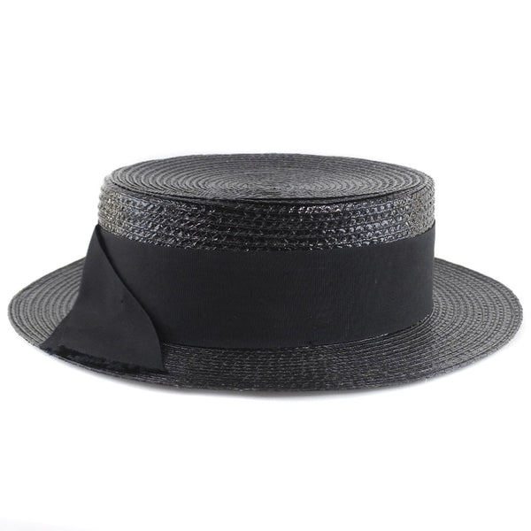 SAINT LAURENT PARIS hat Rayon, Cotton 551676 4YB50 1000 black(Unisex) Used Authentic
