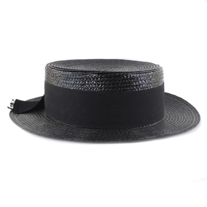 SAINT LAURENT PARIS hat 551676 4YB50 1000 Rayon, Cotton black mens(Unisex) M Used Authentic