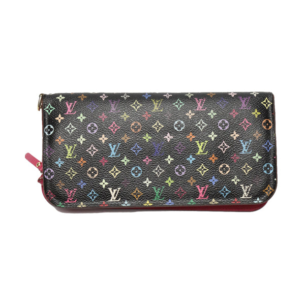 LOUIS VUITTON Long Wallet Purse M93754 Monogram multicolor multicolor Portefeuille Ansolit Monogram multicolor Coin Pocket with zipper Women Used Authentic