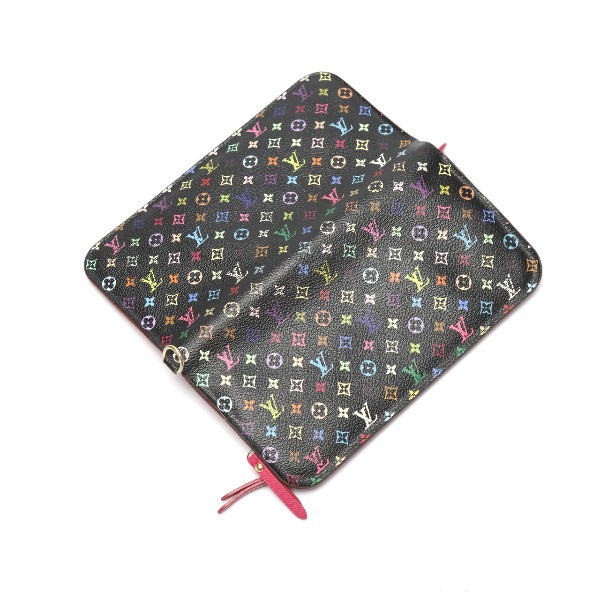 LOUIS VUITTON Long Wallet Purse M93754 Monogram multicolor multicolor Portefeuille Ansolit Monogram multicolor Coin Pocket with zipper Women Used Authentic