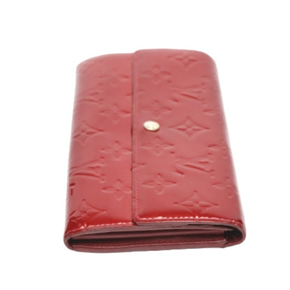 LOUIS VUITTON Long Wallet Purse M93530 Monogram Vernis Pomdamul Long wallet with 2-fold zipper Monogram Vernis Portefeuille Sara Women Used Authentic