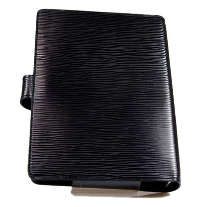 LOUIS VUITTON Notebook cover R20042 Epi Leather Noir Agenda MM Epi System notebook cover unisex(Unisex) Used Authentic