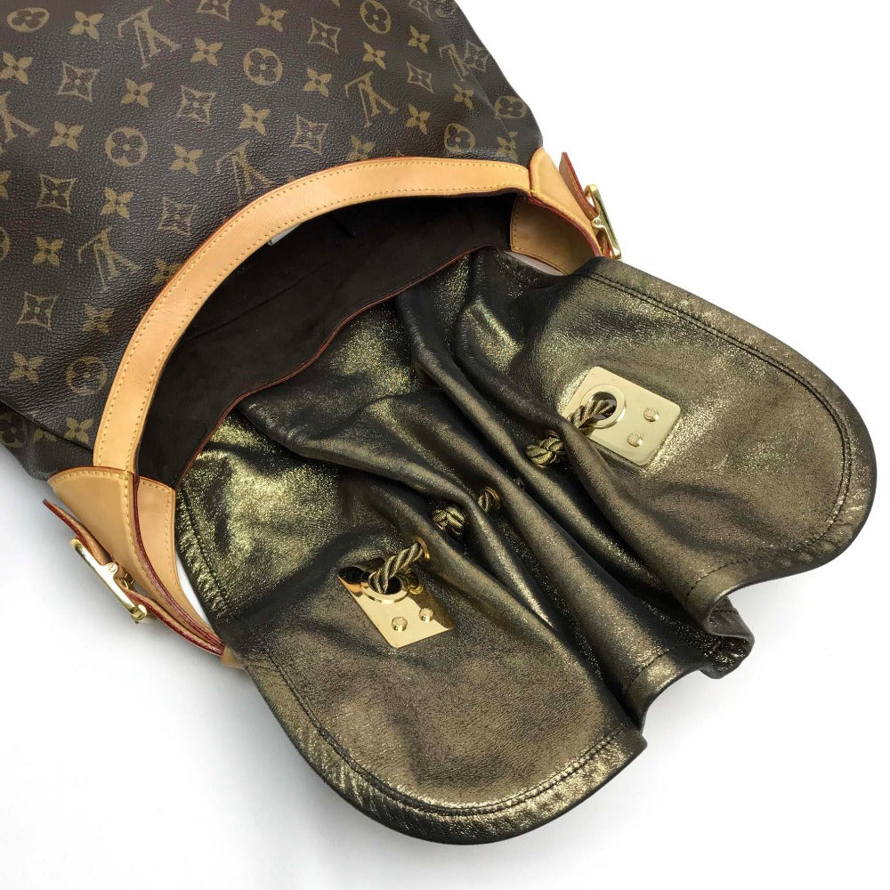 LOUIS VUITTON Shoulder Bag M97015 Monogram canvas Brown Monogram Kalahari GM Women Used Authentic