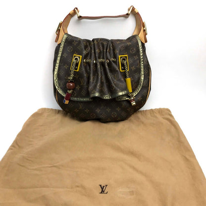 LOUIS VUITTON Shoulder Bag M97015 Monogram canvas Brown Monogram Kalahari GM Women Used Authentic