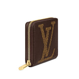 LOUIS VUITTON Coin case Zip around purse Giant Monogram Monogram canvas M69354 Brown(Unisex) Used Authentic