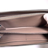 LOUIS VUITTON Long Wallet Purse Voca Stains all leather Parnasea Portefeuille Comet leather N60146 Noir mens Used Authentic