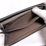 LOUIS VUITTON Long Wallet Purse Voca Stains all leather Parnasea Portefeuille Comet leather N60146 Noir mens Used Authentic