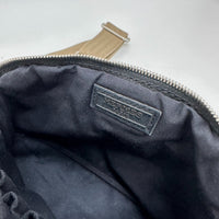 HERMES Waist bag Pouch H logo punching Evelyn shoulder bag bolide senture golf canvas black unisex(Unisex) Used Authentic