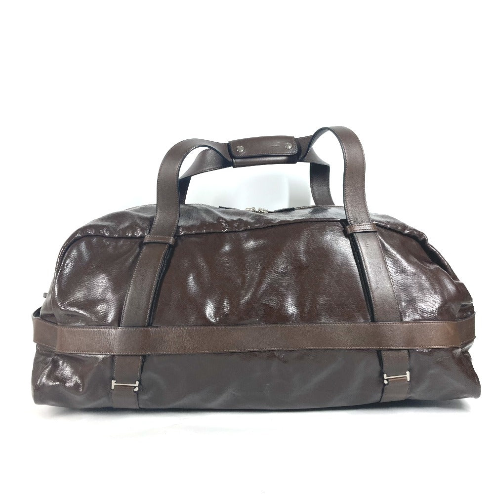 HERMES Boston Duffel bag Coated canvas Brown Bag Shoulder Bag Arion 60