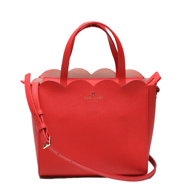 Kate Spade Handbag Shoulder Bag Diagonal crossing 2WAY Red Women Used Authentic