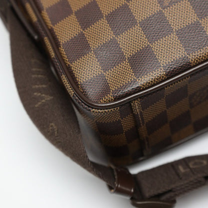 LOUIS VUITTON Shoulder Bag N41149 Damier canvas Brown Crossbody Damier Shelton MM Women Used Authentic