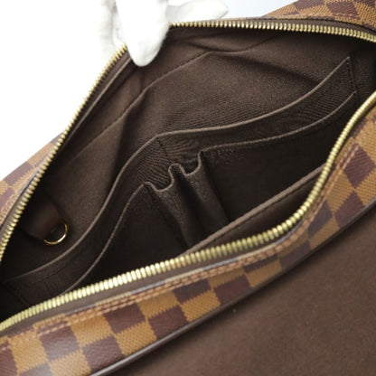 LOUIS VUITTON Shoulder Bag N41149 Damier canvas Brown Crossbody Damier Shelton MM Women Used Authentic