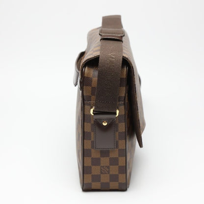 LOUIS VUITTON Shoulder Bag N41149 Damier canvas Brown Crossbody Damier Shelton MM Women Used Authentic