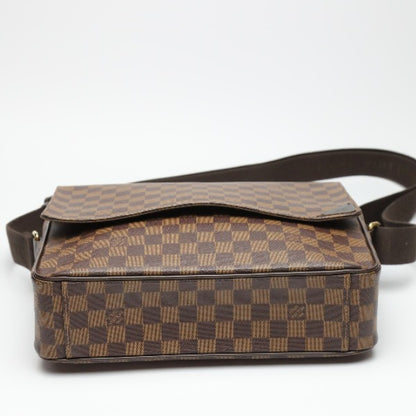 LOUIS VUITTON Shoulder Bag N41149 Damier canvas Brown Crossbody Damier Shelton MM Women Used Authentic