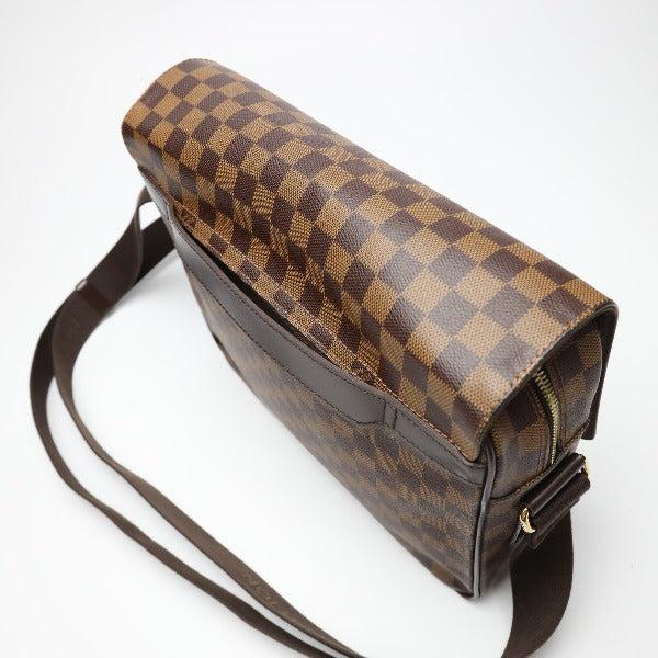 LOUIS VUITTON Shoulder Bag N41149 Damier canvas Brown Crossbody Damier Shelton MM Women Used Authentic