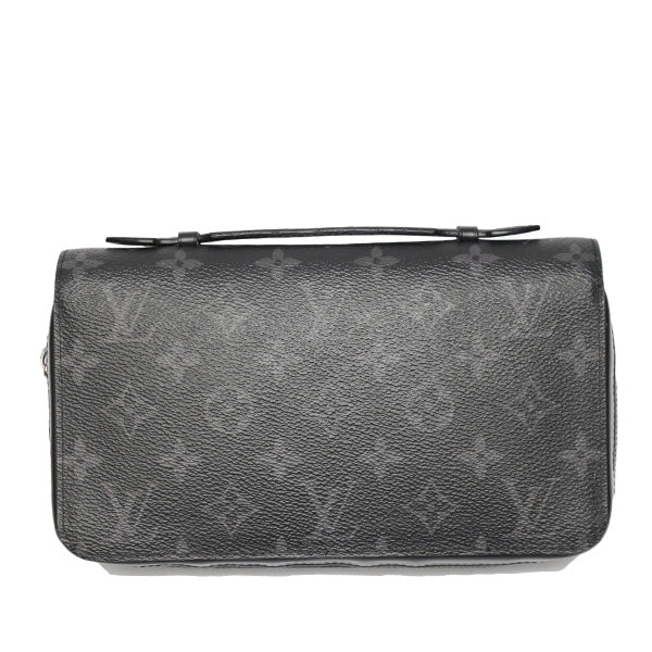 LOUIS VUITTON Long Wallet Purse M61698 Monogram canvas Monogram Clutch bag Eclipse Zippy XL mens Used Authentic