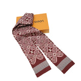 LOUIS VUITTON scarf Bando SINCE 1854 Bandeau monogram Thailand leather MP2826 Bordeaux Women Used Authentic