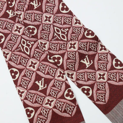 LOUIS VUITTON scarf MP2826 leather Bordeaux Bando SINCE 1854 Bandeau monogram Thailand Women Used Authentic