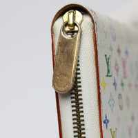 LOUIS VUITTON Long Wallet Purse Zip Around multicolor Zippy wallet Monogram canvas M60241 Women Used Authentic