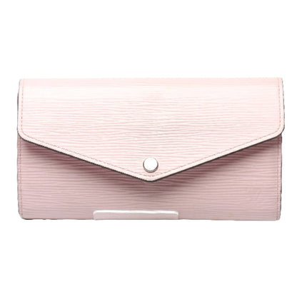 LOUIS VUITTON Long Wallet Purse M61216 Epi Leather Rose valerine Portefeuille Sara Epi With Coin Pocket Women Used Authentic