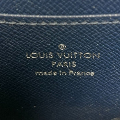 LOUIS VUITTON Coin case M60438 Epi Leather Navy blue Zip around purse Epi mens Used Authentic