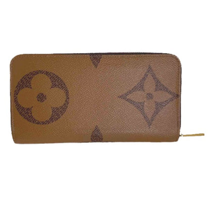 LOUIS VUITTON Long Wallet Purse M69353 Monogram canvas Brown monogram giant reverse Zippy wallet unisex(Unisex) Used Authentic