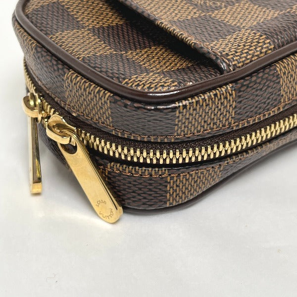 LOUIS VUITTON Pouch N61738 Damier canvas Brown Etui / Okapi PM Damier Pouch mens(Unisex) Used Authentic