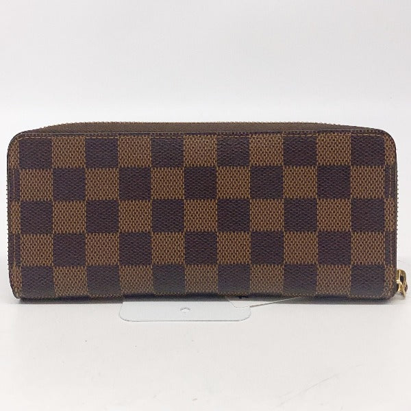 LOUIS VUITTON Long Wallet Purse N41626 Damier canvas Rose Valerie Portefeuille Clemence Damier Zip Around Women Used Authentic