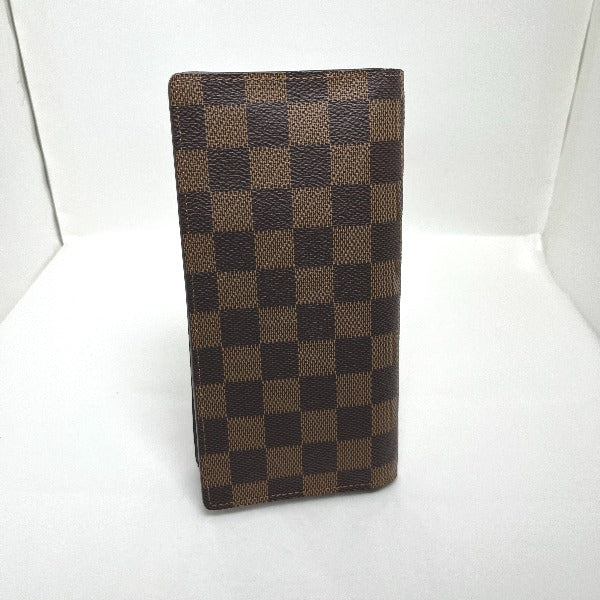 LOUIS VUITTON Bifold Wallet N60017 Damier canvas Brown Wallet with card pocket Damier Portefeuille Blaza mens(Unisex) Used Authentic